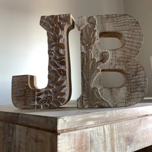 Wooden Block Letters